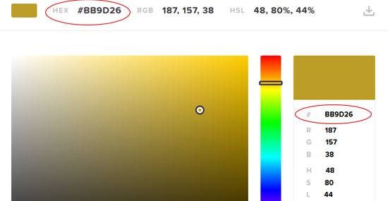 HTML Color Picker